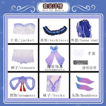 Load image into Gallery viewer, Genshin Impact Cosplay Sangonomiya Kokomi Game Cosplay Costumes Wig Shoes Hat Anime Suits Halloween Party Disfraz Mujer Women
