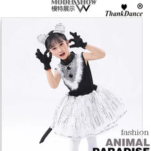 Load image into Gallery viewer, Cute Cat Cosplay for Kids Cat Girl Costumes Girl and Boys Cosplay Animal Dance Costumes for Children Halloween Clothing
