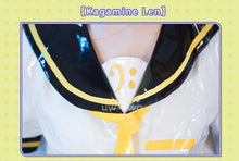 Load image into Gallery viewer, IN STOCK UWOWO Collab Series: Kagaminee Rin/Len Cosplay with Ears Cosplay Top Shorts Costumes Cosplay Outfit
