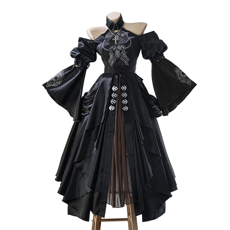 IN STOCK UWOWO NieRR Reincarnation x Drakengardd3 Zero Divergentt Sister Cosplay Costume Dress Halloween Costumes