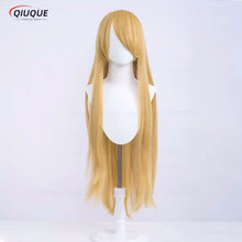 Load image into Gallery viewer, 73 Colors 100cm Long Straight Cosplay Wig Anime Compatible Universal Omopinenet Heat Resistant Synthetic Hair Wigs + Wig Cap
