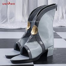 Load image into Gallery viewer, UWOWO Chun Shoes Game Wuthering Waves Chun Cosplay Shoes Gray shoes Woman Size 35-45
