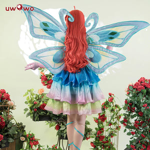 In Stock UWOWO Bloom Enchantixx Cosplay Costume Big Fairy Wings Cosplay Outfit Butterfly Halloween Costumes Girl Suit