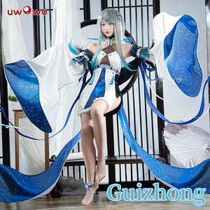 Only M L XL XXL UWOWO Guizhong Cosplay Genshin Impact Cosplay Gui Zhong Dress Liyue Gods Cosplay Costumes Role Play Outfit