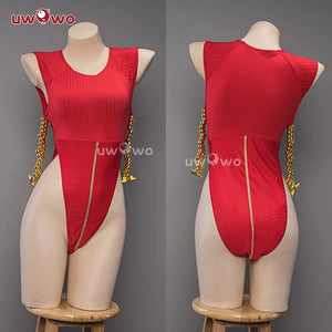 In Stock UWOWO Mikku Cosplay Christmas Outfit 2023 Cosplay Costume Red Dress Cute Role Play