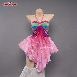 PRE-SALE UWOWO Bloom Enchantixx Flora Cosplay Costume Big Fairy Wings Cosplay Outfit Butterfly Fairy Girl Wing