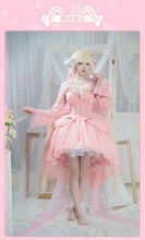 Load image into Gallery viewer, LAST BATCH UWOWO Anime/Mangaa Chii Cosplay Costume Lolita Pink Dress with Bowknot Clamp Halloween Christmas Chii Costumes Outfit
