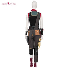 Load image into Gallery viewer, UWOWO Jinx Cosplay Collab Series: Game LOL Arcane S2 Powder/Jinx Buns Hair Alternative Universe AU Cosplay Costume Halloween cos
