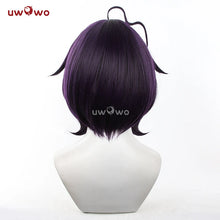 Load image into Gallery viewer, UWOWO  Gushingg Over Magicall Girls Utenaa Hiiragii Battle Cosplay Wig Anime Wig Dark Blue Hair 35CM
