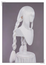 Load image into Gallery viewer, IN STOCK UWOWO Game Le Malin Rabbit Cosplay Wig 80cm Silver White Long braided Hair For Halloween Outfit
