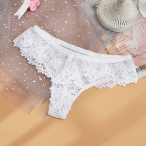 G-String Women&#39;s Panties Seamless Perspective Underwear Women See-Through Thong Underpants Girls Intimates Lingerie M-XXL