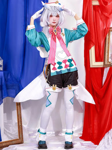 Genshin Impact Sigewinne Cosplay Costume Adult Carnival Uniform Wig Anime Halloween Party Costumes Masquerade Women Game