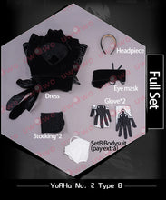 Load image into Gallery viewer, IN STOCK UWOWO Nierr:Automataa Yorhaa 2B Cosplay Game Costume Luxurious No.2 Type B Base 2B New Custom-Made Halloween Costumes
