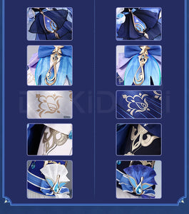 IN STOCK Furina Splash Art Focalors Cosplay Costume Game Genshin Impact【S-2XL】DokiDoki-SR Halloween Focalors Cosplay Hat