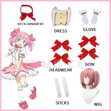 Load image into Gallery viewer, Kaname Madoka Akemi Homura Cosplay Costume Puella Magi Madoka Magica Adult Carnival Uniform Anime Halloween Costumes Women Game
