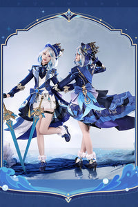 IN STOCK Furina Splash Art Focalors Cosplay Costume Game Genshin Impact【S-2XL】DokiDoki-SR Halloween Focalors Cosplay Hat