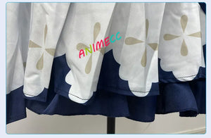 ANIMECC in Stock Genshin Impact Barbara Cosplay Costume Wig Anime Game Princess Dresses Lolita Maid Halloween Clothes for Women