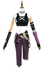 Load image into Gallery viewer, Anime Game LOL Arcane Cosplay Costume Crit Loli Jinx Cosplay Loose Cannon Cosplay Outfit Shoes Wig Sexy Women Carnival Costume
