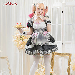 In Stock UWOWO My Dress-Up Darling Marin Kitagawa Cosplay Maid Costume Marin Kitawa Cosplay Lattice Outfit Halloween Costumes