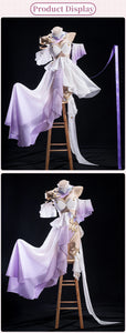 IN STOCK UWOWO Elysia Cosplay Game Honkai Impact 3: Elysia Bride Fanart Cosplay Costume With Headwear Halloween Costume