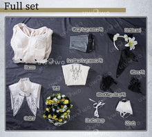 Load image into Gallery viewer, LAST BATCH UWOWO Game Nierr: Automataa 2BB Catgirll Namjatownn Collab White Cosplay Costume Maid Dress Halloween Costume
