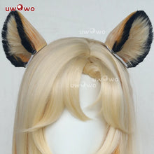Load image into Gallery viewer, UWOWO Xilonen Wig Game Genshin Impact Xilonen Cosplay Wig With Ears Yellow Hair Long Hair Halloween Wig

