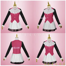Load image into Gallery viewer, Monster Dracula Cosplay Pink Skirt Dress Girl Cosplay Costume Wig Halloween Women Fancy Roleplay Vampire Outfit disfraz
