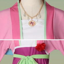 Load image into Gallery viewer, Maomao Cosplay Costume Wig Anime The Apothecary Diaries Pink Dress op Hairpin Kusuriya No Hitorigoto halloween Party for Women
