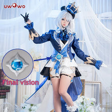 Load image into Gallery viewer, LAST BATCH UWOWO Furina Cosplay Costume GAME Genshin Impact Furina Focalors Hydro Archon Fontaine Rococo Furina Cospaly Outfit
