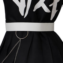 Load image into Gallery viewer, In Stock Anime Female Uzui Tengen Himejima Gyomei Cosplay Suit Women Sexy Black Dress Uzui Tengen Kimono Suit Halloween
