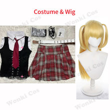 Load image into Gallery viewer, Amane Misa Cosplay Costume Wig Long Hair Anime Misamisa Cosplay Outfits Jk Skirt for Women Party Outfits
