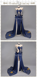 IN STOCK UWOWO C.C. Cosplay Lelouchh Chessboard Party Gown Mahjongg Soul CC Lelouchh Cosplay Costume