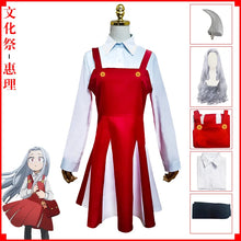 Load image into Gallery viewer, Eri Cosplay Costume Anime Boku No Season4 Cosplay School Uniform Dress Outfit Halloween Costume Wig Horn Socks Campus Festival
