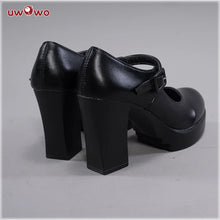 Load image into Gallery viewer, LAST BATCH UWOWO Fischl Cosplay Shoes Genshin Impact Fanart Cosplay Fischl Costume Shoes Fischl Maid Dress Cosplay Heels Boots
