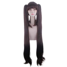 Load image into Gallery viewer, Anime Nekopara Cosplay Vanilla Chocola Cosplay Wig Long Pink/Brown Hair Nekopara Cosplay Chocola/Vanilla Wig Christmas Party Wig
