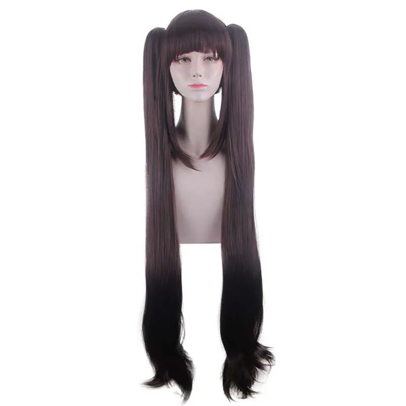 Anime Nekopara Cosplay Vanilla Chocola Cosplay Wig Long Pink/Brown Hair Nekopara Cosplay Chocola/Vanilla Wig Christmas Party Wig