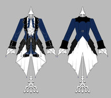 Load image into Gallery viewer, Original Lolita Prince Coat Dress Shorts Dress Japanese Detective Sweet Lolita High Quality Set
