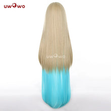 Load image into Gallery viewer, IN STOCK UWOWO Serval Cosplay Wig Honkai Star Rail Cosplay 100cm Long Light Gradient Golden Yellow Hair Heat Resistant Halloween
