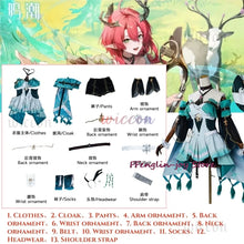 Load image into Gallery viewer, Ciaccona Cosplay Costume Wig Dress 3D Headwear Wuthering Waves Halloween Party for Women Girls Carnival Game Role Play Props
