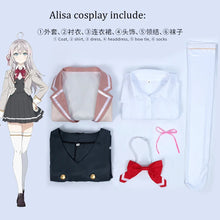 Load image into Gallery viewer, ANIMECC IN STOCK Alisa Suo Yuki Cosplay Costume Wig Anime  Alya Sometimes Hides Her Feelings in Russian School Uniform for Women
