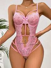 Load image into Gallery viewer, Sexy Lingerie Women Erotic Lingerie Sleepwear Pajamas Lace Lingerie Set Open Bra Erotic Costumes Exotic Apparel Female Underwear

