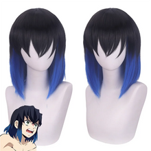 Load image into Gallery viewer, 1:1 Halloween  Demon Slayer Cosplay wig Kamado Nezuko Kanroji Mitsuri Tsuyuri Kanawo Agatsuma Zenitsu Hashibira Inosuke Hair Wig
