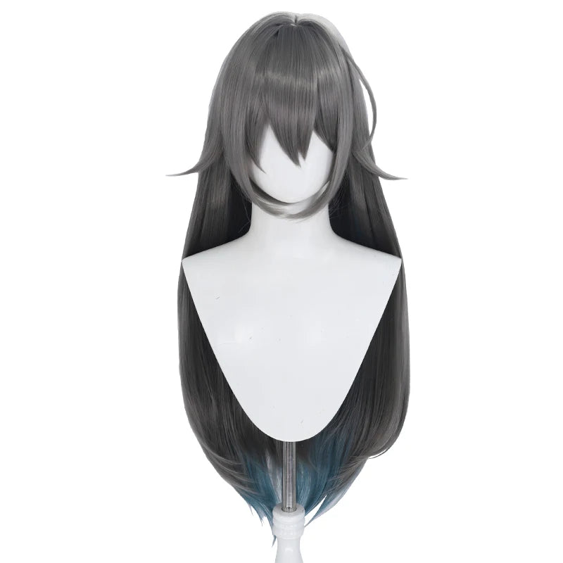 UWOWO Vita Wig Game Honkai Impact 3 Vita Cosplay Wig Long Hair Gray Hair Heat Resistant
