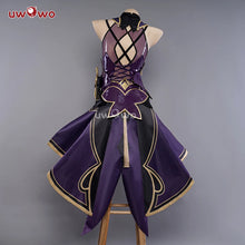 Load image into Gallery viewer, In Stock UWOWO Honkai Impact 3rd Raiden Mei Cosplay Costume Female Cheongsam Silk Dress Herrscher of Thunder&#39;s Halloween Costume
