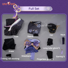 Load image into Gallery viewer, LAST BATCH UWOWO Genshin Impact Fanart Raiden Shogun Taisho Kimono Cosplay Costume
