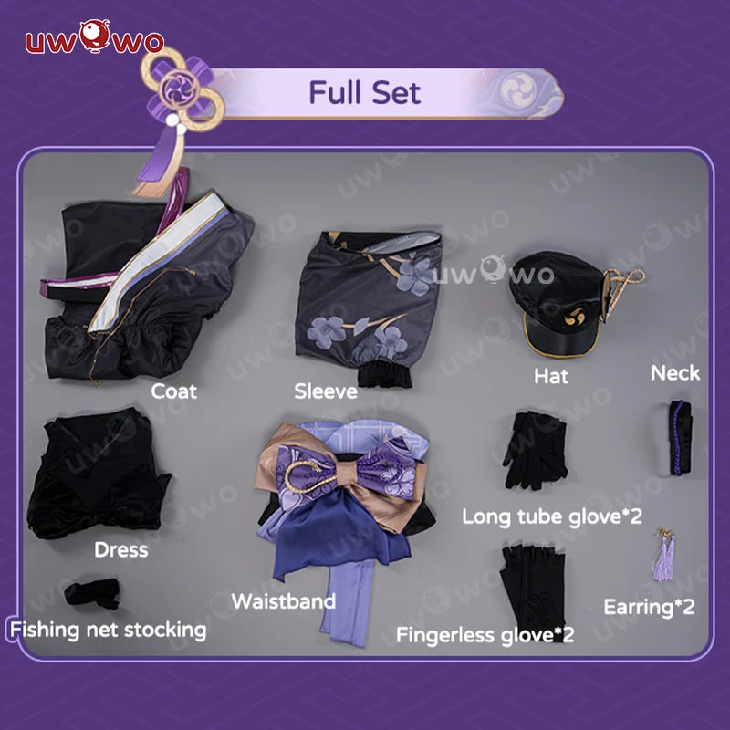 LAST BATCH UWOWO Genshin Impact Fanart Raiden Shogun Taisho Kimono Cosplay Costume