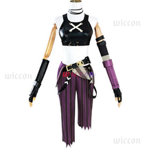 Load image into Gallery viewer, Anime Game LOL Arcane Cosplay Costume Crit Loli Jinx Cosplay Loose Cannon Cosplay Outfit Shoes Wig Sexy Women Carnival Costume
