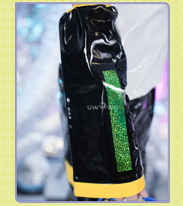 IN STOCK UWOWO Collab Series: Kagaminee Rin/Len Cosplay with Ears Cosplay Top Shorts Costumes Cosplay Outfit
