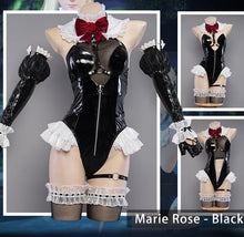 Load image into Gallery viewer, IN STOCK UWOWO Marie Roses Cosplay Summer Swimsuits Black Bodysuit Cosplay Halloween Costume Carnival Outfit
