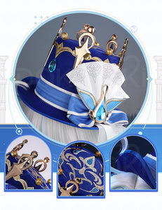 IN STOCK Furina Splash Art Focalors Cosplay Costume Game Genshin Impact【S-2XL】DokiDoki-SR Halloween Focalors Cosplay Hat